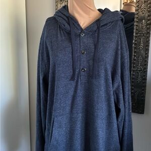 7 Diamonds Navy Hoodie Sweatshirt new with tags size extra large